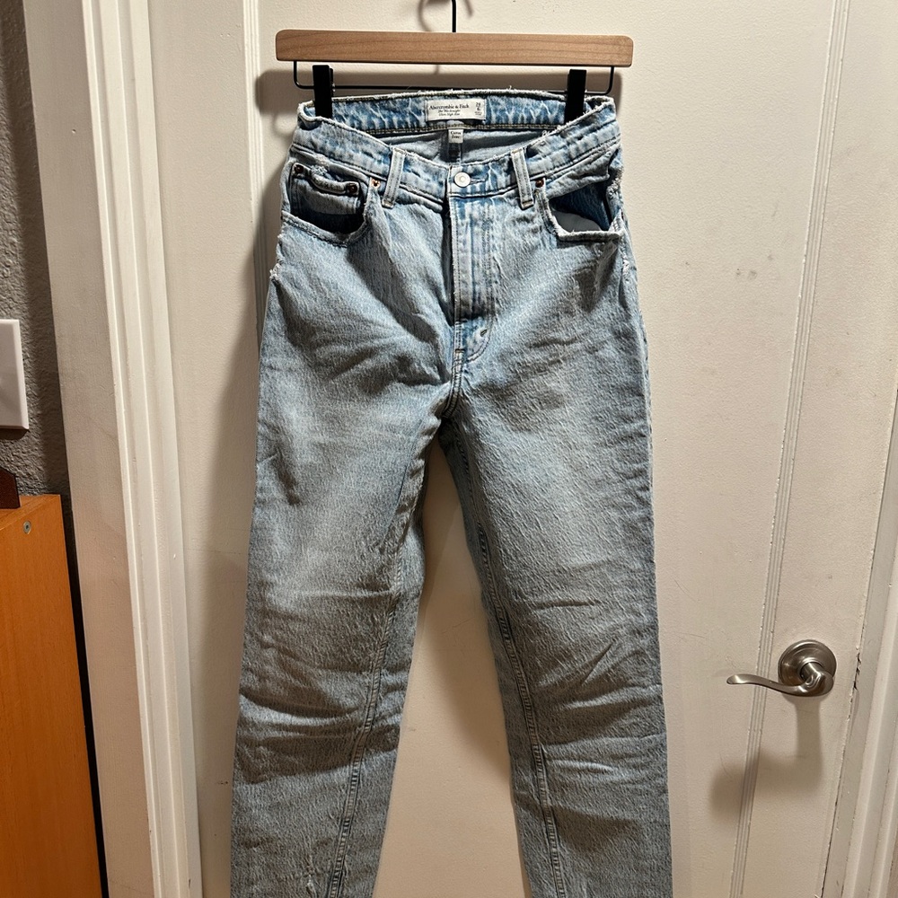 Abercrombie & Fitch Men's Denim Jeans in Light Blue